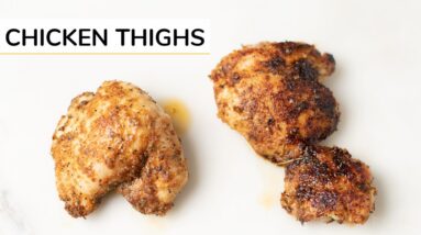 BEST BAKED CHICKEN THIGHS | easy recipe