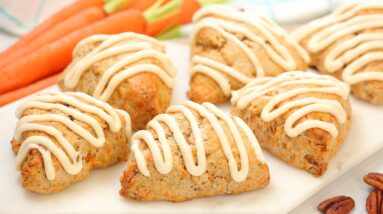 Carrot Cake Scones | Perfect for Easter + Easy Spring Baking
