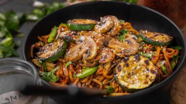 EASY KOREAN NOODLES | CHEAP EASY VEGAN