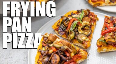 FRYING PAN PIZZA | EASY YEAST FREE PIZZA BASE