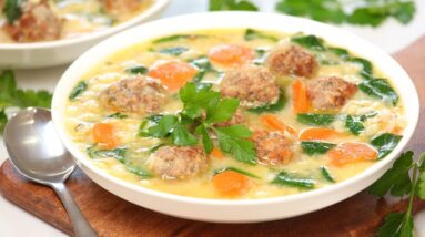 Italian Wedding Soup | Make Ahead + Freezer Meal Recipe