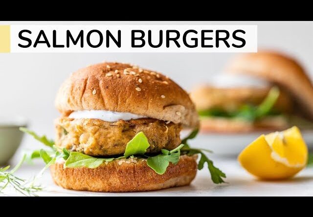 SALMON BURGER | easy canned salmon recipe