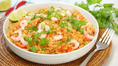 Shrimp Fried Rice | Easy 15 Minute Dinner Recipe