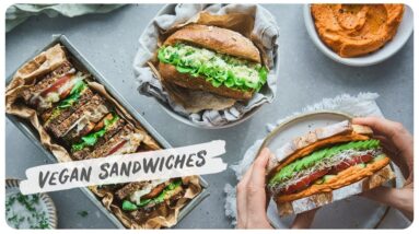 3 Delicious Vegan Sandwiches  | Easy and Healthy