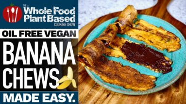 BANANA CHEWS 🍌 Yummy sugar free vegan snacks that taste like candy!