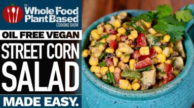 VEGAN MEXICAN STREET CORN SALAD 🌽 Zesty flavors to make your tastebuds sing!