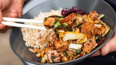 VEGAN KUNG PAO TOFU in 5 MINUTES