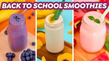 3 Easy Back to School Smoothies for Kids (or Adults!)