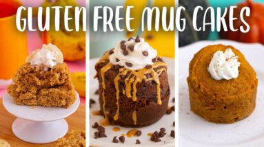 3 Vegan MUG CAKES – Eggless & Gluten Free!