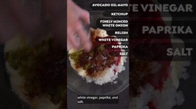 5-Ingredient Thousand Island Dressing! #recipeshorts #shorts