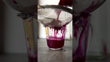 Beetroot Kvass - fermentation! #shorts