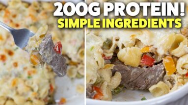 Cheesesteak Casserole Recipe | High Protein & Low Carb