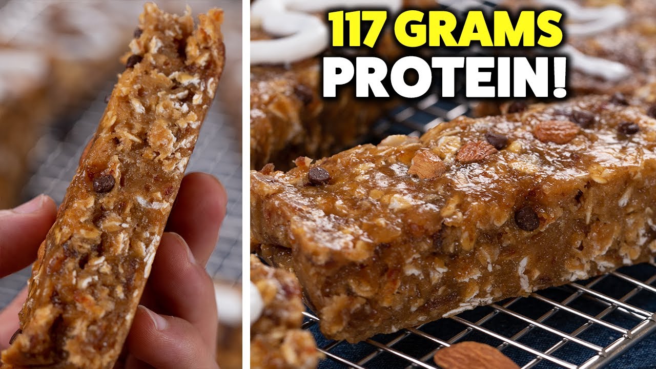 Easy Homemade Protein Bars 5 Ingredients