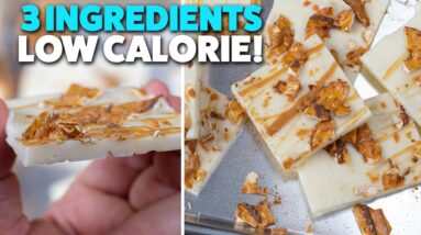 Easy Protein Bark | 3 Ingredient Healthy Dessert