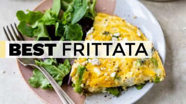 FRITTATA | easy recipe with asparagus and cheese