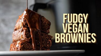 FUDGY VEGAN BROWNIES in an AIR FRYER! #helloinstant