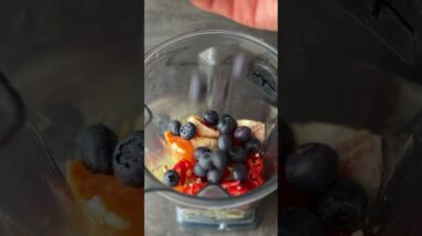 Immune boosting smoothie.Full recipe in our recipe club - https://pages.thehappypear.ie/recipe-club