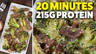 Healthy Beef and Broccoli Recipe | Easy High Protein Meal Prep