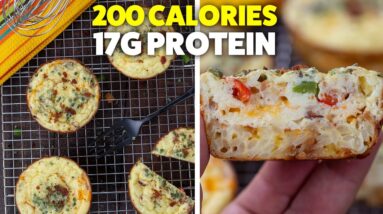 Healthy Egg Muffins with a Hash Brown Crust | Breakfast Meal Prep