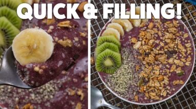 High Protein Acai Bowl | Easy Healthy Dessert