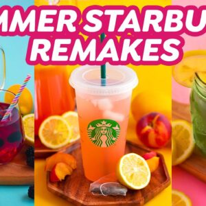 How to Make Lemonade + 3 Starbucks Summer Drinks!