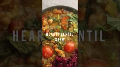 MENOPAUSE FRIENDLY HEARTY LENTIL STEW #shorts