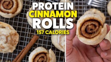 Protein Cinnamon Rolls | Easy & Low Calorie