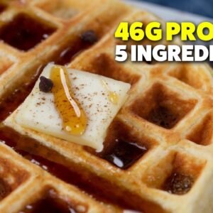 Protein Waffles with Simple Ingredients | Easy & Healthy