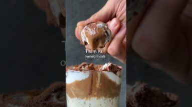 Tiramisu overnight oats for full recipe join recipe club https://pages.thehappypear.ie/recipe-club