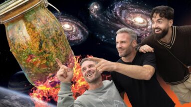 SPACE KIMCHI with Gaz Oakley on The Happy Pear FARM!!