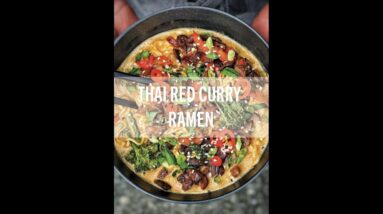 THAI RED CURRY RAMEN #shorts