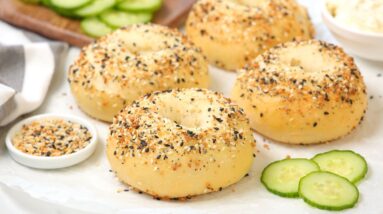 2 Ingredient Bagel Recipe | Easy + Delicious Home Baking