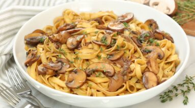 Balsamic Mushroom Pasta | 20 Minute Meal | Easy Weeknight Dinner Recipe