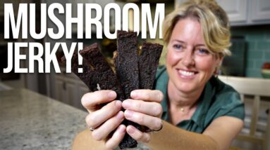 Epic Vegan Mushroom Jerky You Can Make in Minutes!