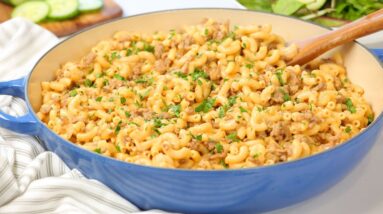 Homemade Hamburger Helper | One Pot 30 Minute Weeknight Dinner
