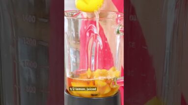 Iced Peach Green Tea Lemonade | Healthy Summer Recipes #Shorts