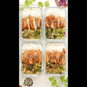 Korean Chicken Meal Prep #shorts