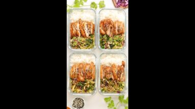 Korean Chicken Meal Prep #shorts