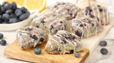 Wild Blueberry Scones | Easy + Delicious Summer Baking