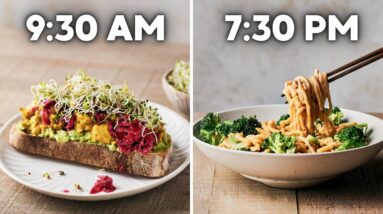 24 hours of healthy vegan meals (easy & high protein)