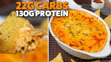 Cottage Cheese Buffalo Chicken Dip | Quick, Cheap, High Protein