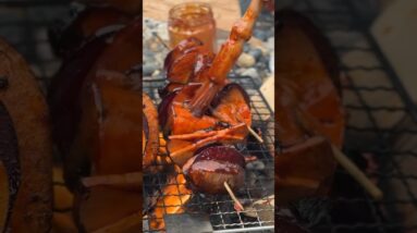 Korean Style Gochujang BBQ Skewers ???? Link in bio for exclsuive 15% off Vivo barefoot ???? #ad