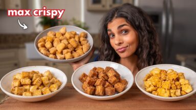 I tried every way to make Crispy Tofu. This is the best one.