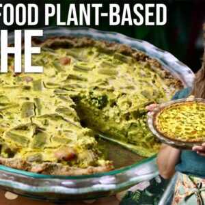 Protein Packed Plant-Based Vegetable Breakfast Quiche!