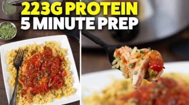 Slow Cooker Salsa Chicken | Quick & Easy Dinner with 4 Ingredients