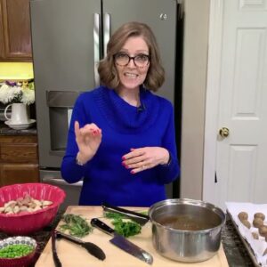 Tami Cooked From “The Bundle” - Tangy Potato & Pea Salad and Brittany's "Swedish Not-Meat Balls"