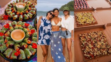 I Threw a Beach Party! ???? Juicing for 60 People + a Raw Vegan Feast ???? FullyRaw in Hawaii Vlog ????✨
