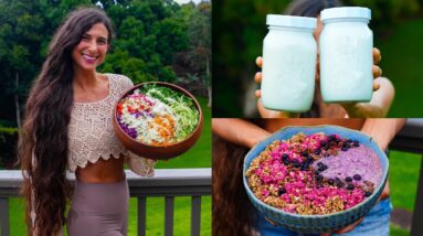 What I Ate Today ???? My Raw Vegan Life in Hawaii Vlog ???? Farm Updates, New Doggie, Juicing & Recipes! ????