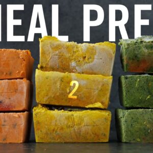 Our secret to meal prep! 1 hour to make 3 dishes and 12 healthy plant-based meals 💯