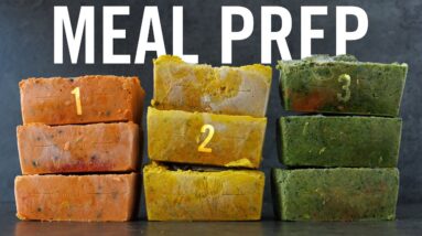 Our secret to meal prep! 1 hour to make 3 dishes and 12 healthy plant-based meals 💯